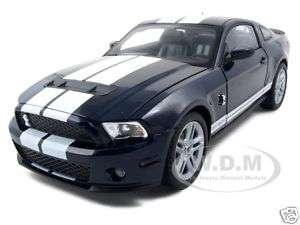 2010 SHELBY MUSTANG GT500 GT 500 BLUE 1:18  