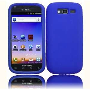 VMG Samsung Blaze 4G Soft Silicone Skin Case Cover   BLUE Premium 1 Pc 