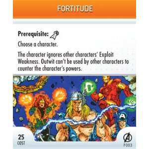    HeroClix Fortitude # F003 (Rookie)   Avengers Toys & Games