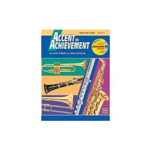   Accent on Achievement   Book 1   Conductor Score Musical Instruments