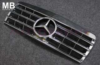 Mercedes Benz W201 190D 190E 84 93 Front Center Grille Chrome Grill 