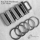 Key Fob Hardware   50 sets   1.25 inch wide   FREE SHIPPING