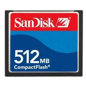  SanDisk 512MB CompactFlash Card