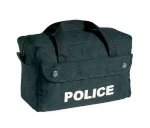 New Police Logo Black Tactical Bag 11 x 7 x 6  