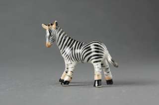 Dollhouse Miniature Jungle Animals Porcelain Zebra #126  