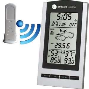   Weather Forecaster with Temperature, Humidity, Barometer, Atomic Clock