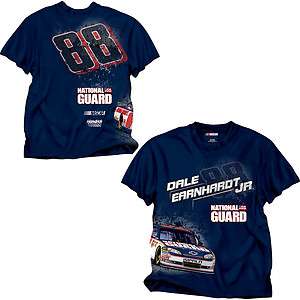 Dale Earnhardt Jr 2012 Checkered Flag National Guard All Around Tee 
