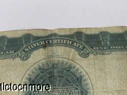 US 1899 $1 DOLLAR BLACK EAGLE SILVER CERTIFICATE LBLUE ARGE NOTE 