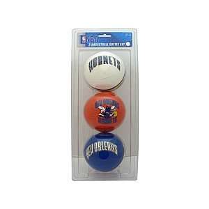   Products New Orleans Hornets Softee 3 Ball Set