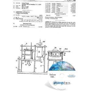 NEW Patent CD for IMMERSION APPARATUS 