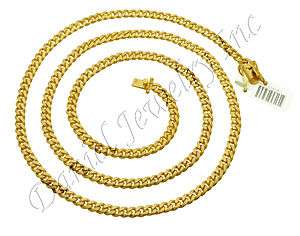 BEST PRICED Miami Cuban Curb Link Chain 30 28 26 24 22 10k gold 