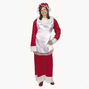  Mrs Claus Adult Costume   Womens Costumes & Classic: Toys 