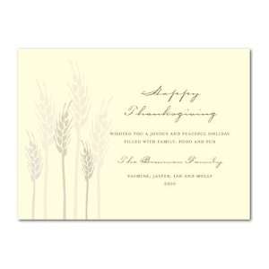 Thanksgiving Greeting Cards   Whimsical Wheat By Hello Little One For 