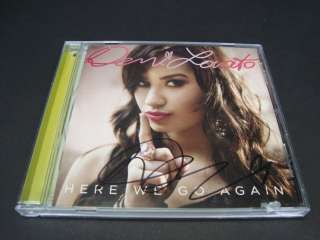 Autographed Demi Lovato Here We Go Again CD 050087137755  