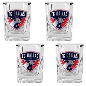  FC Dallas 4pc Square Shot Glass Set