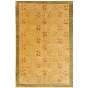   Indo Hand knotted Fine Tibet Gold Wool Rug
