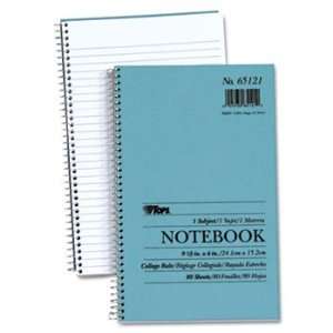  TOPS 65121   Backpack Notebook, College Rule, 6 x 9 1/2 