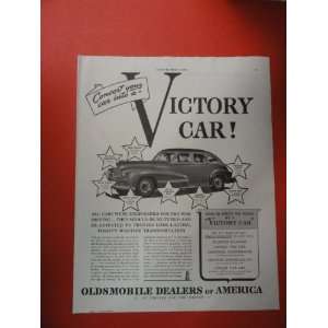 Oldsmobile Dealers of America,(Victory Car,). Orinigal 1943 Vintage 