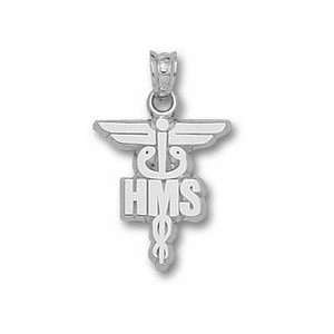  Harvard Medical School HMS Caduceus Pendant   Sterling 