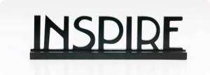 QUALITY WOOD WOODEN INSPIRE SIGN WALL WORD ART PLAQUE MANTLE  