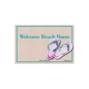  FUNNY WELCOME BEACH BUMS DOORMAT Patio, Lawn & Garden