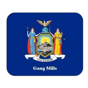  US State Flag   Gang Mills, New York (NY) Mouse Pad 