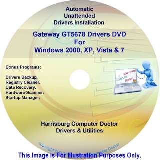Gateway GT5678 Drivers Restore DVD Automatic Drivers Installation Disc 