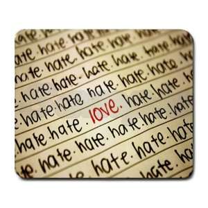 Love Valentines Day Hart Lovers Large Rectangular Mouse Pad   9.25 x 