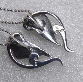   Heart Best Friends 925 Sterling Silver Pendant/Charm/Amulet  