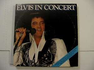 ELVIS PRESLEY Elvis In Concert VINYL 2 LP RCA 2587  