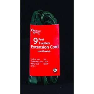  Christmas Source 210055 9 Foot   9 Outlet Extension Cord Tree 