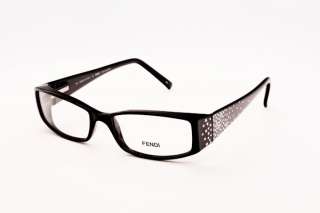 NEW FENDI FS F817 001 Black Plastic Eyeglasses 53mm  