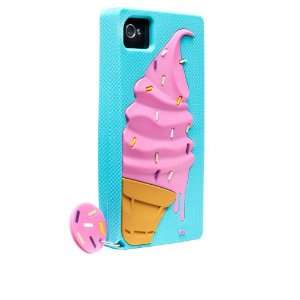  iPhone 4 / 4S Drip Ice Cream Cone Case: Cell Phones 