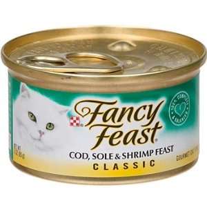  Fancy Feast Cod, Sole and Shrimp Feast Gourmet Cat Food?24 