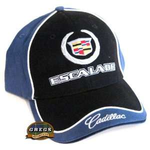    Cadillac Escalade Hat Cap Blue/Black Apparel Clothing: Automotive