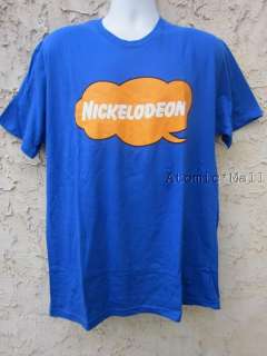 Mens T Shirt Nickelodeon Television Orange Cloud XL  
