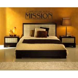 Hope They Call Me on a Mission Scriptural Christian Vinyl Wall Decal 