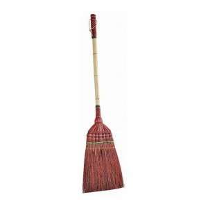  Mariachi Imports   Red Natural Fiber Broom: Home & Kitchen