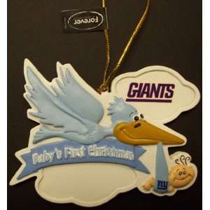  York Giants NFL Baby Boys First Christmas Ornament: Sports & Outdoors