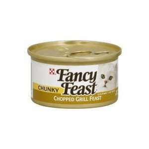  Fancy Feast Cat Food, Gourmet, Chunky, Chopped Grill Feast 