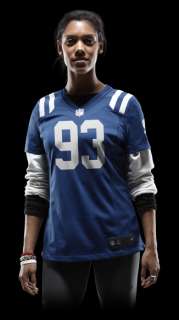 Nike Store. NFL Indianapolis Colts (Dwight Freeney) Womens Football 