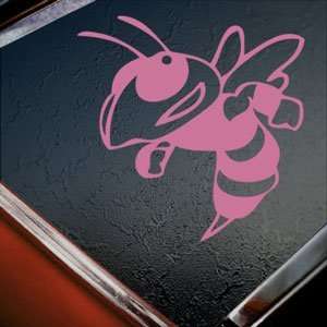  Bumble Bee Wasp Cartoon Pink Decal Truck Window Pink 
