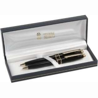 Bill Blass Designer Ballpoint Pen and .9mm Pencil Set click image(s 