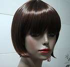Lovely fashion black brown Synthetic Fiber BOBO hair wig #A 092 (3 
