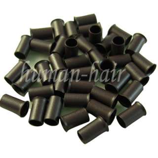 1000p Copper Tubes Links Rings for Hair Extensions #03  