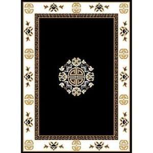   Feet 8 Inch by 10 Feet 7 Inch Area Rug, Black: Home & Kitchen