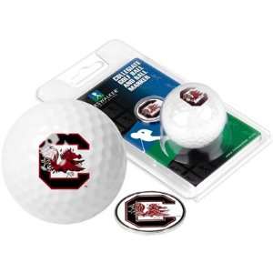 South Carolina Gamecocks USC NCAA Collegiate Logo Golf Ball & Ball 