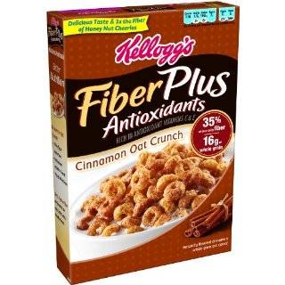 Fiber Plus Cereal, Cinnamon Oats Crunch, 11.5 Ounce Boxes (Pack of 3)