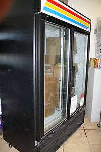   HEVY DUTY COMMERCIAL 2 Swing Door Merchandiser Freezer 49cu.Ft  