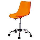 Scoop Office Chair, Orange
